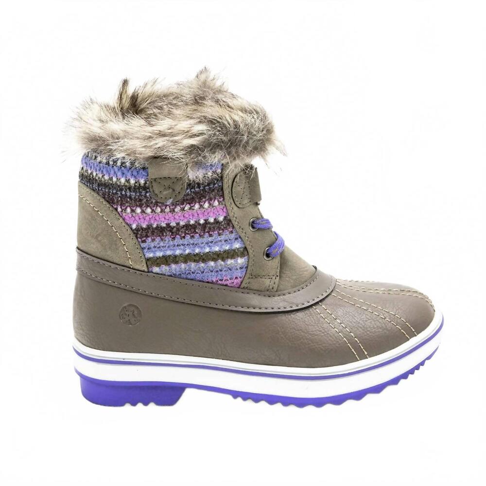 NEW NORTHSIDE girl's brookelle snow boot in stone